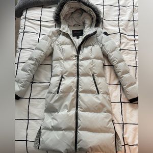 PAJAR WOMEN'S LONG PUFFER W/ FAUX FUR TRIM